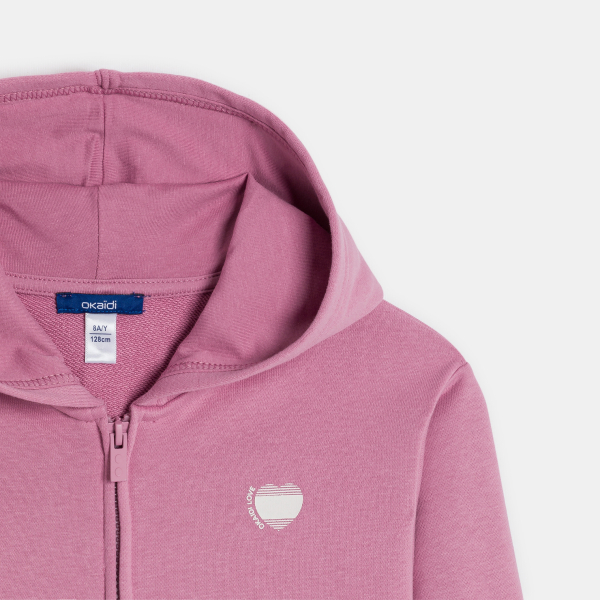 Sweat-shirt à capuche rose Fille Sweat-shirt à capuche rose Fille