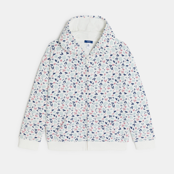 سويت شيرت بغطاء رأس مطبوع عليه، للفتيات