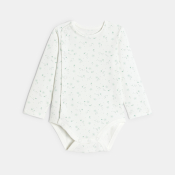 سالوبيت بقماش تريكو وبودي أخضر للصبي حديث الولادة