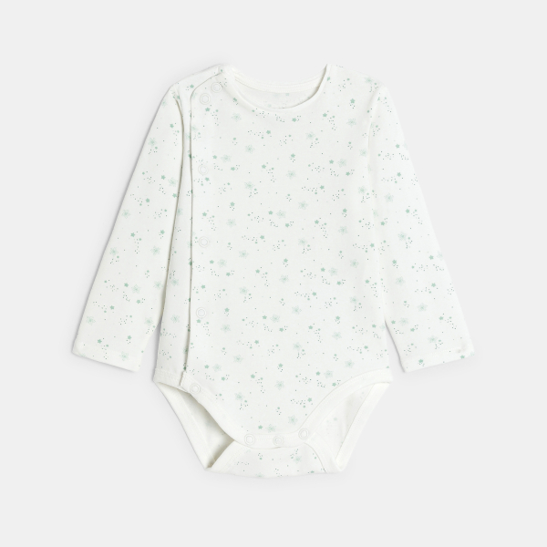 سالوبيت بقماش تريكو وبودي أخضر للصبي حديث الولادة سالوبيت بقماش تريكو وبودي أخضر للصبي حديث الولادة