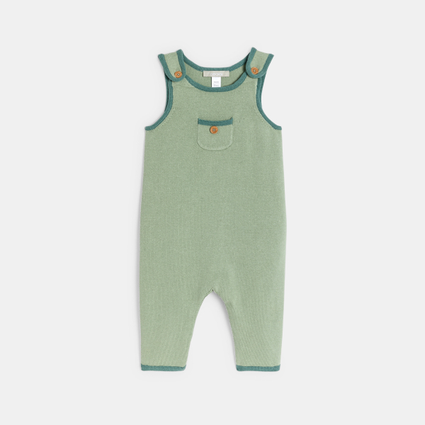 سالوبيت بقماش تريكو وبودي أخضر للصبي حديث الولادة سالوبيت بقماش تريكو وبودي أخضر للصبي حديث الولادة