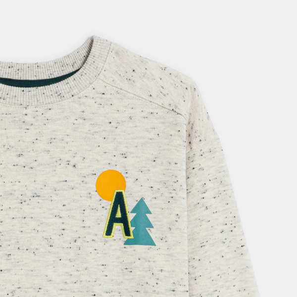 سويت شيرت مرقط، من الصوف، للأولاد سويت شيرت مرقط، من الصوف، للأولاد