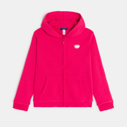 Sweat-shirt à capuche rouge...