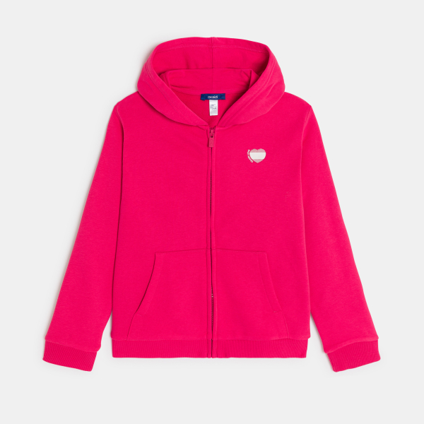 سويت شيرت مع غطاء رأس باللون الأحمر للفتيات سويت شيرت مع غطاء رأس باللون الأحمر للفتيات