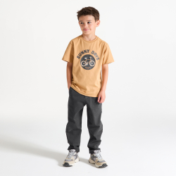 Pantalon chino uni gris Garçon