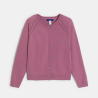 كارديغان بنسيج رفيع، وباللون الوردي كارديغان بنسيج رفيع، وباللون الوردي