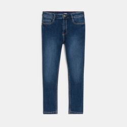 Jeans slim garçon bleu