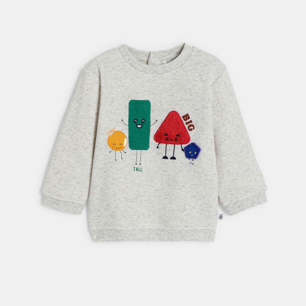 Sweat-shirt garçon gris Sweat-shirt garçon gris