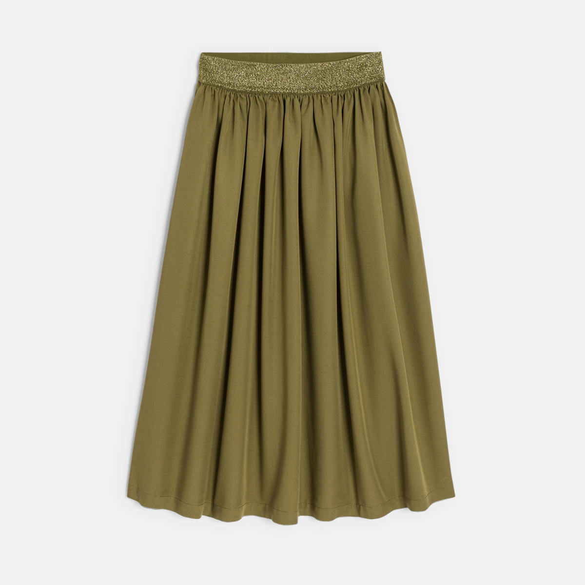 Jupe plissée fille kaki Jupe plissée fille kaki