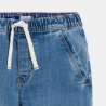 Jean coupe jogger denim bleu clair garçon Jean coupe jogger denim bleu clair garçon
