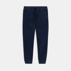 Pantalon Jogger garçon bleu