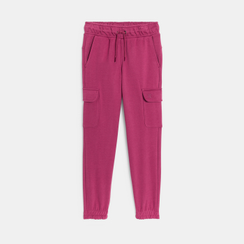 Pantalon de jogging cargo uni Fille