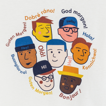 تي شيرت باللون الأبيض للصبيان