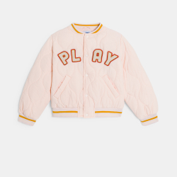 Blouson fille rose
