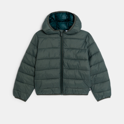 Doudoune garçon vert