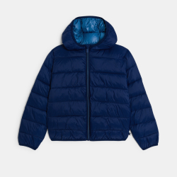 معطف منفوخ، باللون الأزرق للفتيان