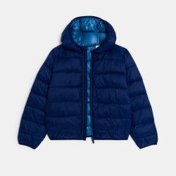 Doudoune garçon bleu