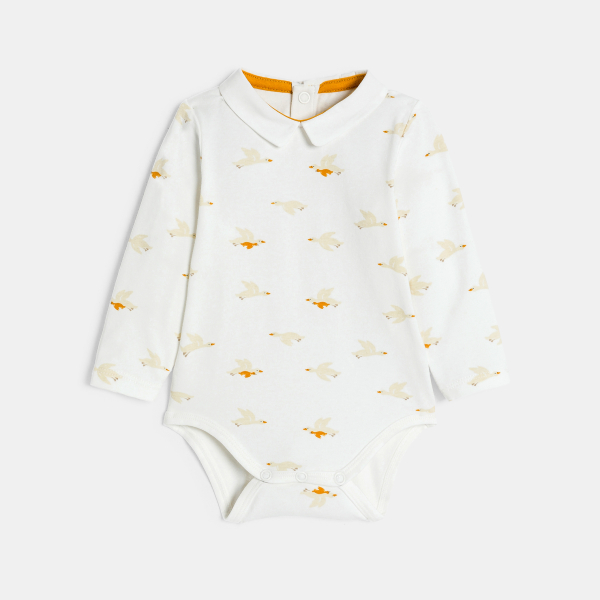 سترة جيليه من نسيج صوف الشيربا وبنطلون)سروال( من المخمل وقميص بودي أصفر للصبيان حديثي الولادة سترة جيليه من نسيج صوف الشيربا وبنطلون)سروال( من المخمل وقميص بودي أصفر للصبيان حديثي الولادة