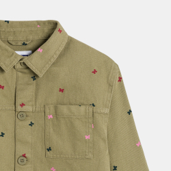 Veste en toile motif...