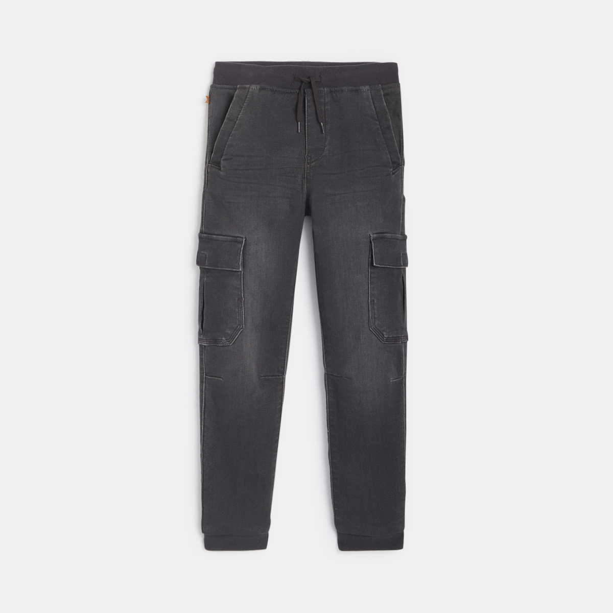 Jean cargo gris foncé Garçon Jean cargo gris foncé Garçon