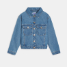 سترة من الجينز زرقاء اللون للفتيات سترة من الجينز زرقاء اللون للفتيات