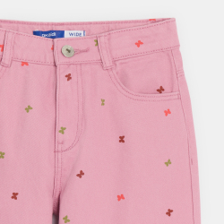 بنطلون واسع للفتيات من قماش...