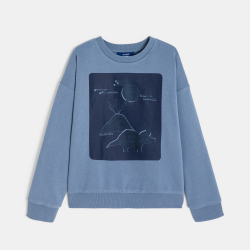 Sweat-shirt motif dinosaure...