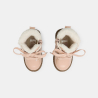 Bottes hiver fourrées vernies rose bébé fille Bottes hiver fourrées vernies rose bébé fille