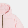 Doudoune doublée polaire à capuche rose pastel Fille Doudoune doublée polaire à capuche rose pastel Fille