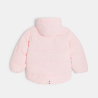 Doudoune doublée polaire à capuche rose pastel Fille Doudoune doublée polaire à capuche rose pastel Fille