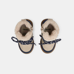 Bottes hiver fourrées beige...