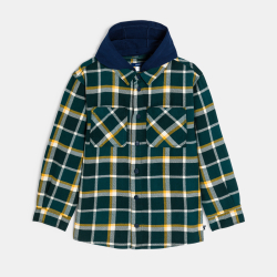 Surchemise à carreaux avec...