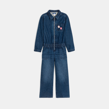 أفرول ببنطلون من الجينز أزرق اللون للفتيات