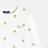 T-shirt manches longues petits cœurs Fille T-shirt manches longues petits cœurs Fille