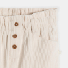 Pantalon velours côtelé taille élastique  bébé fille Pantalon velours côtelé taille élastique  bébé fille