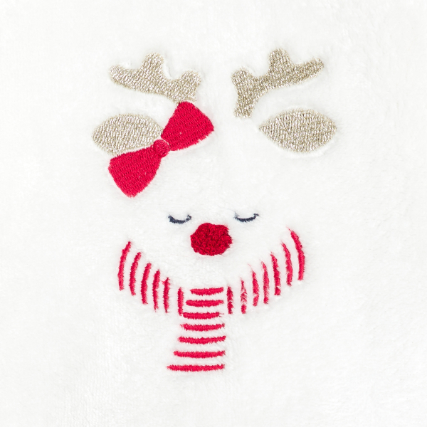 بيجاما من المخمل باللون الأحمر للفتيات الصغيرات بيجاما من المخمل باللون الأحمر للفتيات الصغيرات