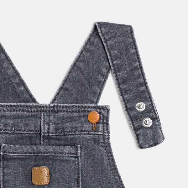 أفرول جينز رمادي اللون للطفل الصغير أفرول جينز رمادي اللون للطفل الصغير