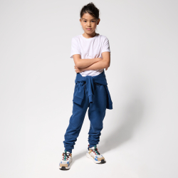 Pantalon de jogging en molleton bleu garçon