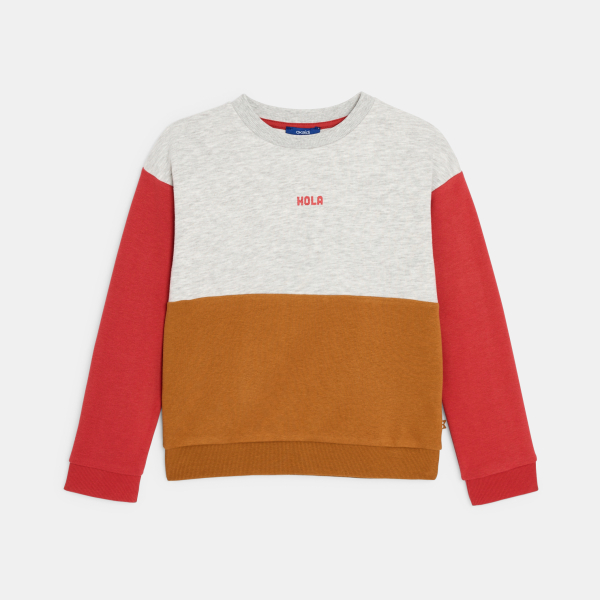 Sweat-shirt garçon gris Sweat-shirt garçon gris