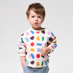 Sweat multicolore bébé mixte