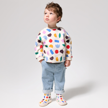 سويت شيرت متعدد الألوان للرضّع من الجنسين.