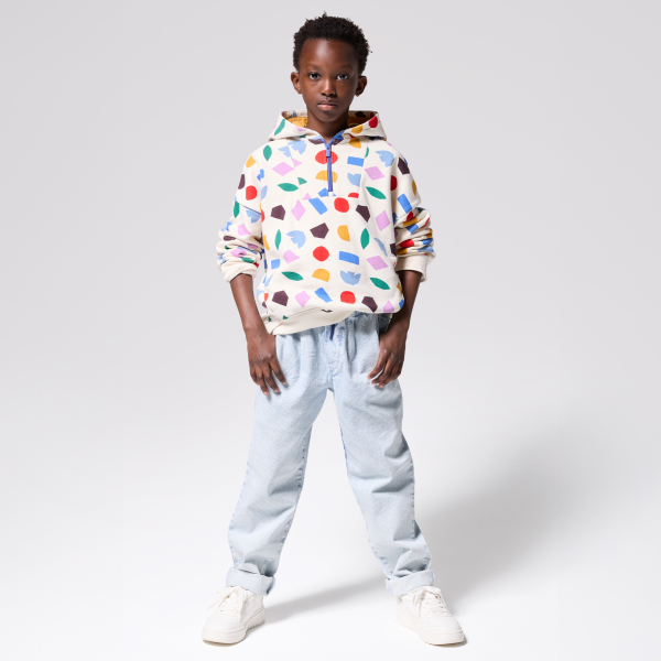 Pantalon rayé délavé bleu Garçon Pantalon rayé délavé bleu Garçon