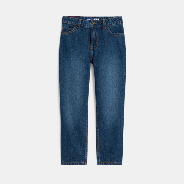 Jean relax en denim bleu Garçon Jean relax en denim bleu Garçon