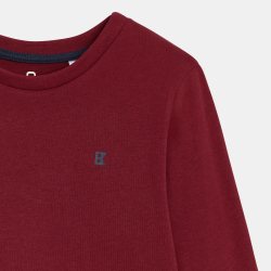 T-shirt manches longues uni...