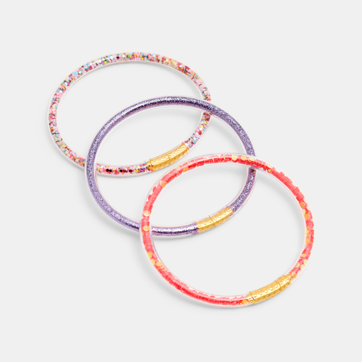 أساور مُزخرفة (مجموعة من 3) للفتيات أساور مُزخرفة (مجموعة من 3) للفتيات