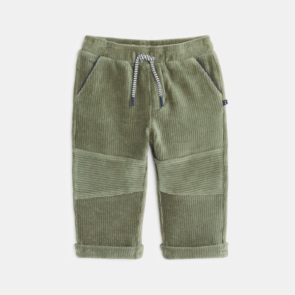 Pantalon velours vert bébé garçon Pantalon velours vert bébé garçon
