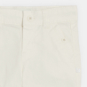 بنطال أنيق من القطن الفاخر، باللون الأبيض للأولاد الصغار بنطال أنيق من القطن الفاخر، باللون الأبيض للأولاد الصغار