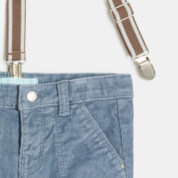 Pantalon velours côtelé à...