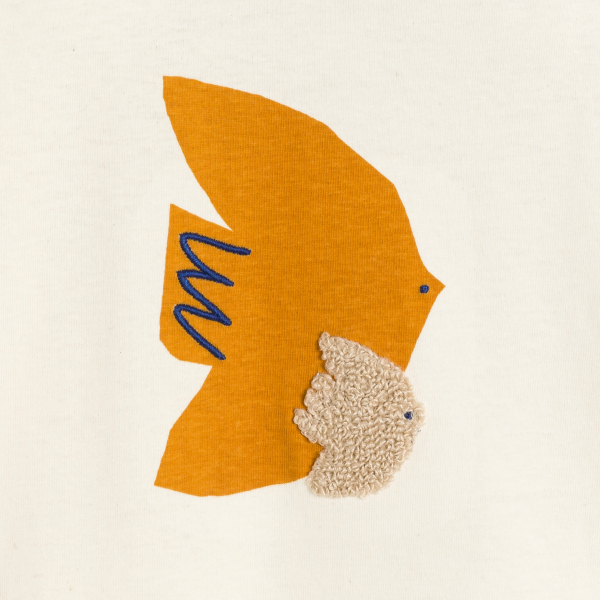 T-shirt beige M.LARRAIN X OKAIDI bébé mixte T-shirt beige M.LARRAIN X OKAIDI bébé mixte