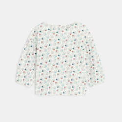 بلوزة القطط البيضاء، للفتيات الصغيرات